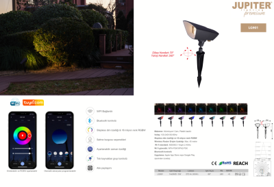 LG901 5W LED Kazıklı Bahçe Spot RGBW - 4